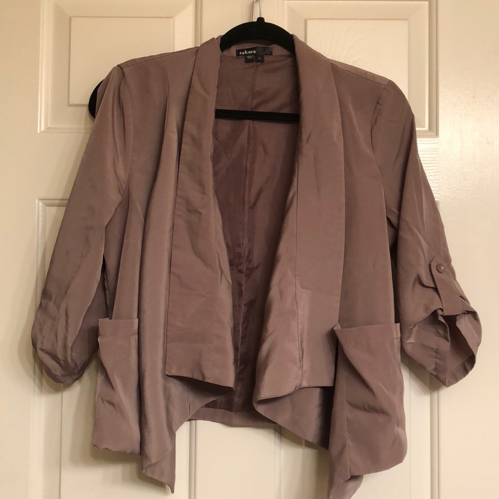 BROWN TAKARA CARDIGAN